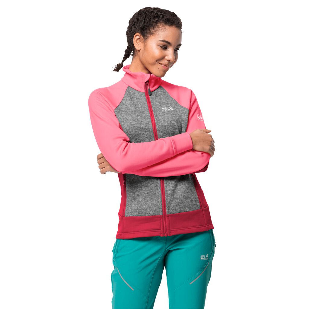 Jack Wolfskin SKY PEAK Vestes Femme Corail Rose - PWMAUZL-20